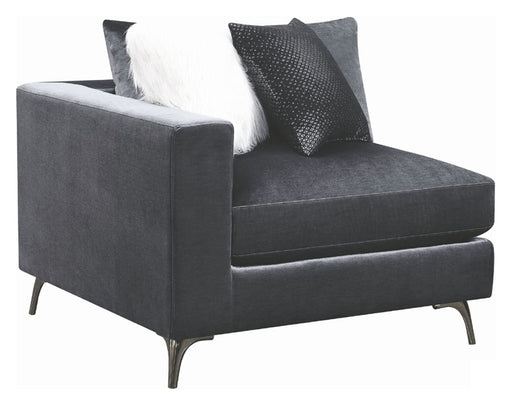 Coaster Furniture - Schwartzman Charcoal Arm Chair - 551394 - GreatFurnitureDeal