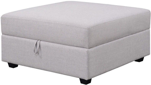 Coaster Furniture - Cambria Grey Storage Ottoman - 551513 - GreatFurnitureDeal