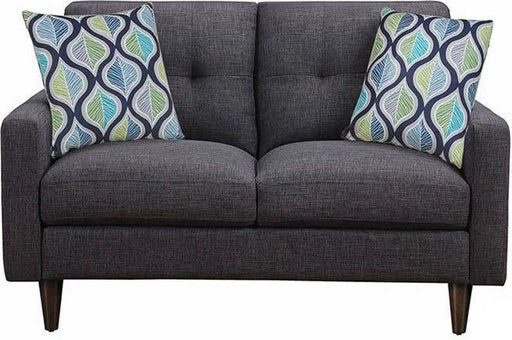 Coaster Furniture - Watsonville Gray Loveseat - 552002 - Front View