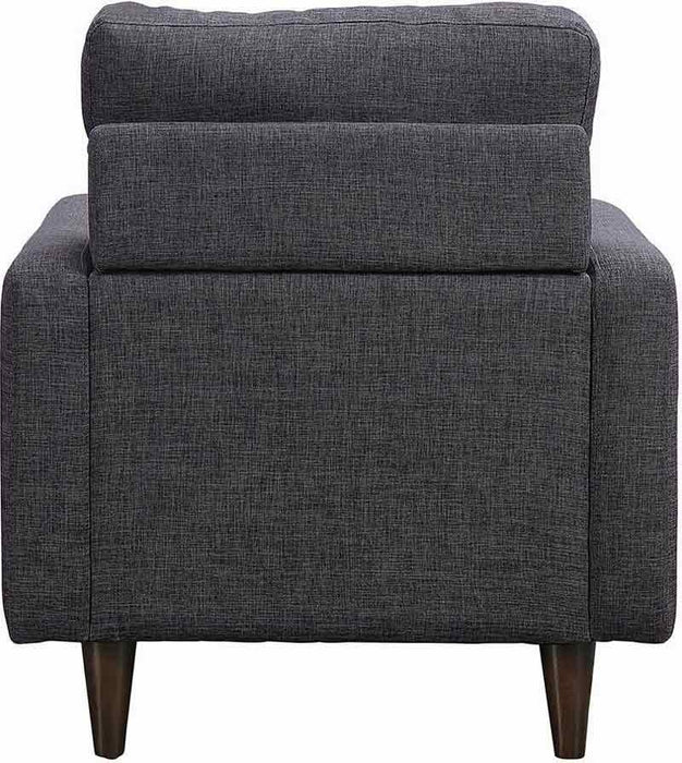 Coaster Furniture - Watsonville Gray Chair - 552003 - Back View