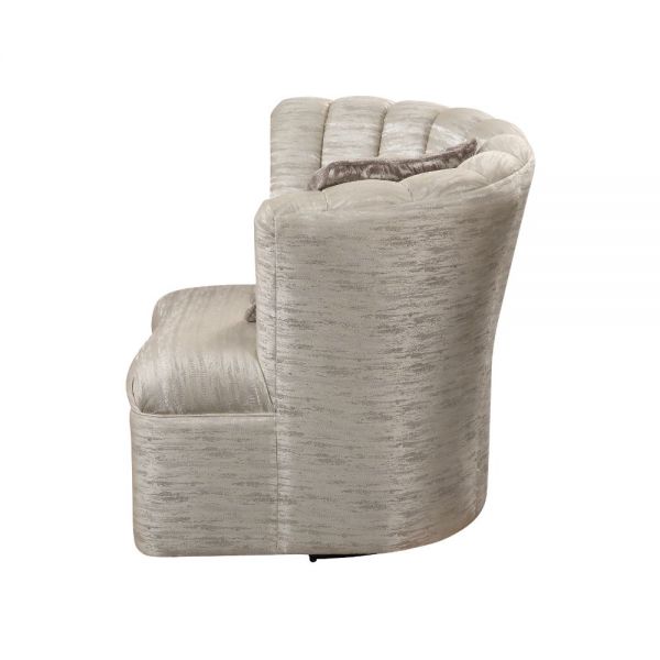 Acme Furniture - Athalia Swivel Chair w-1 Pillow - 55307