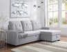 Acme Furniture - Amboise Reversible Sleeper Sectional Sofa w-Storage in Light Gray - 55550 - GreatFurnitureDeal