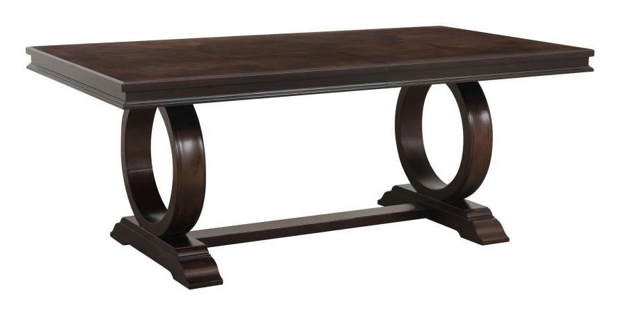 Homelegance - Oratorio Cherry Extendable Trestle Dining Table - 5562-96 - GreatFurnitureDeal