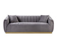 Acme Furniture - Elchanon Sofa w-2 Pillows in Gray - 55670S - GreatFurnitureDeal