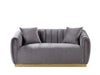 Acme Furniture - Elchanon Loveseat w-2 Pillows in Gray - 55671 - GreatFurnitureDeal