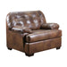 Acme Furniture - Saturio Chair in Brown - 55777 - GreatFurnitureDeal