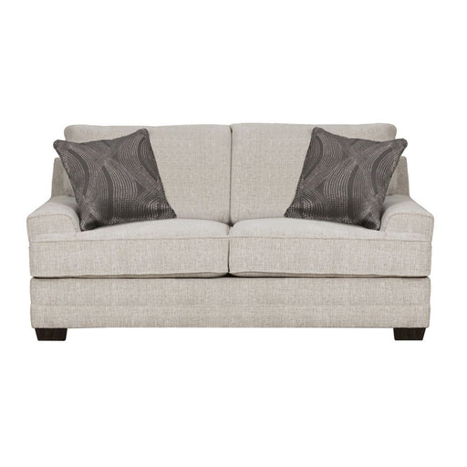 Acme Furniture - Avedia Loveseat (w-2 Pillows) in Beige-Gray - 55806 - GreatFurnitureDeal