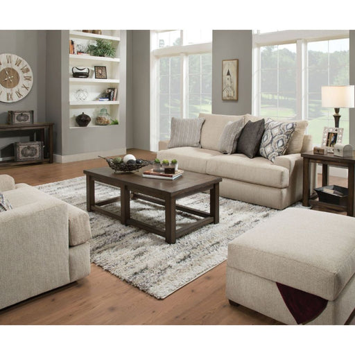 Acme Furniture - Vassenia Sofa (w-6 Pillows) in Latte - 55820 - GreatFurnitureDeal