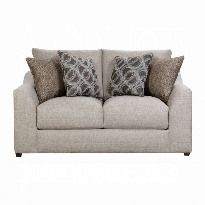 Acme Furniture - Petillia Loveseat in Sandstone - 55852 - GreatFurnitureDeal