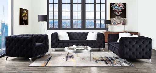 Acme Furniture - Phifina 3 Piece Living Room Set in Black - 55920-21-22 - GreatFurnitureDeal