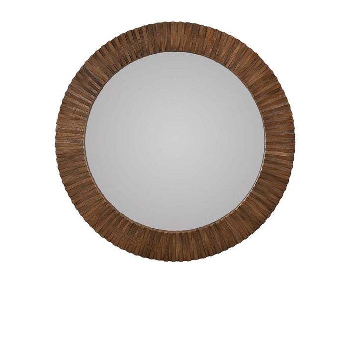 Classic Home Furniture - Myrtle 50" Round Mirror Brown - 56001799 - GreatFurnitureDeal
