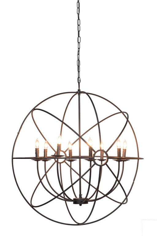 Classic Home Furniture - Derince Iron Chandelier Large - 56003511 - GreatFurnitureDeal