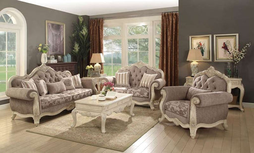 Acme Furniture - Ragenardus Gray Fabric 3 Piece Living Room Set - 56020-21-22 - GreatFurnitureDeal