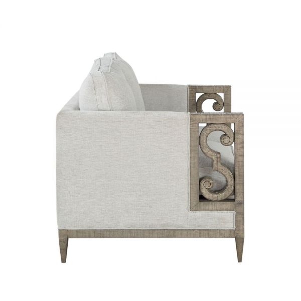 Acme Furniture - Artesia Fabric & Salvaged Natural 3 Piece Living Room Set - 56090-91-92 - GreatFurnitureDeal