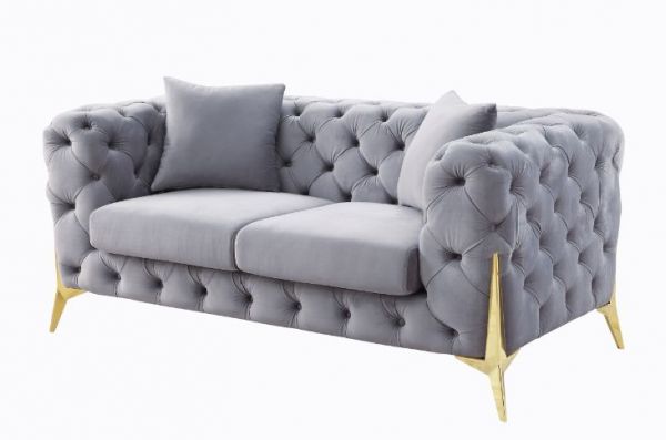 Acme Furniture - Jelanea 2 Piece Living Room Set in Gray - 56115-16