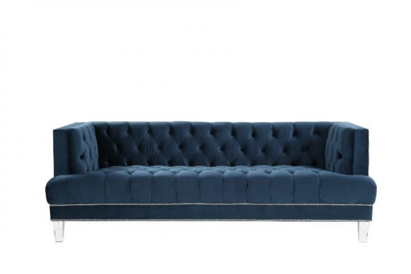 Acme Furniture - Ansario Sofa in Blue - 56455 - GreatFurnitureDeal