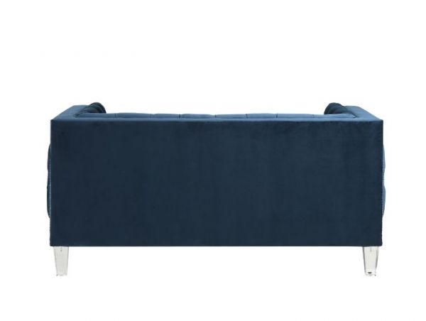 Acme Furniture - Ansario Loveseat in Blue - 56456 - GreatFurnitureDeal