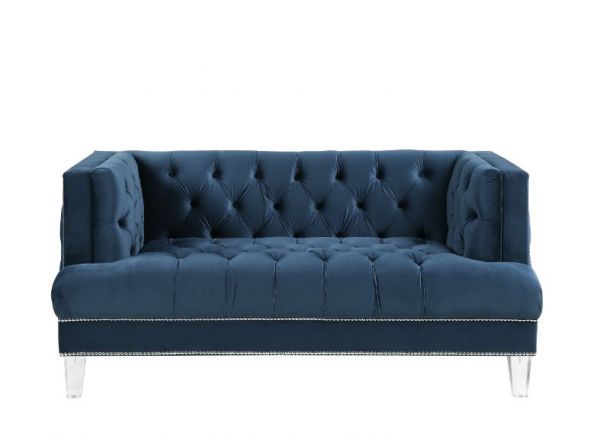 Acme Furniture - Ansario 2 Piece Living Room Set in Blue - 56455-56 - GreatFurnitureDeal