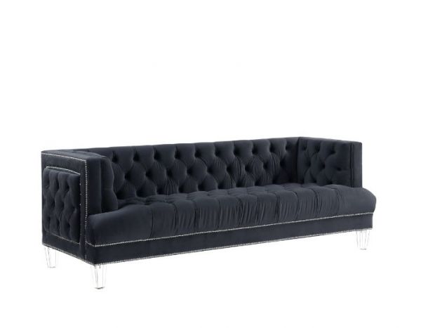 Acme Furniture - Ansario Sofa in Charcoal - 56460