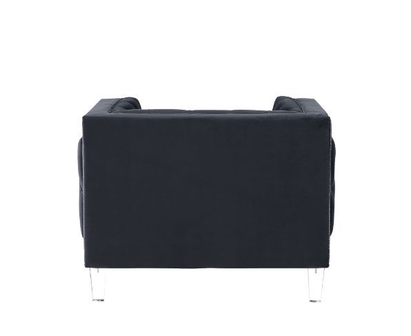 Acme Furniture - Ansario 3 Piece Living Room Set in Charcoal - 56460-61-62 - GreatFurnitureDeal