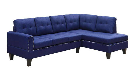 Acme Furniture - Jeimmur Sectional Sofa in Blue - 56480 - GreatFurnitureDeal