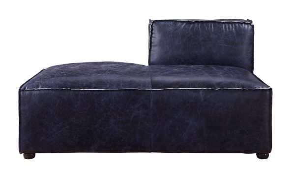 Acme Furniture - Birdie Chaise in Blue - 56598