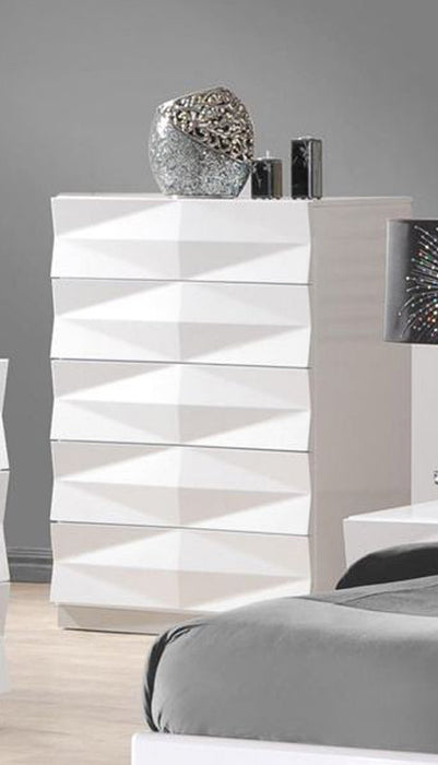 J&M Furniture - Verona White Lacquer 3 Piece Full Platform Bedroom Set - 17688-F-3SET - GreatFurnitureDeal