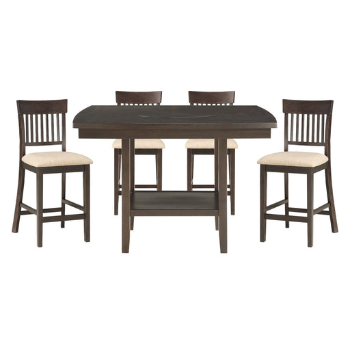 Homelegance - Balin 5 Piece Table Set in Brown - 5716-36*5S1 - GreatFurnitureDeal