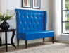 Acme Furniture - Oliana Blue PU Settee Backrest with Seat - 57268