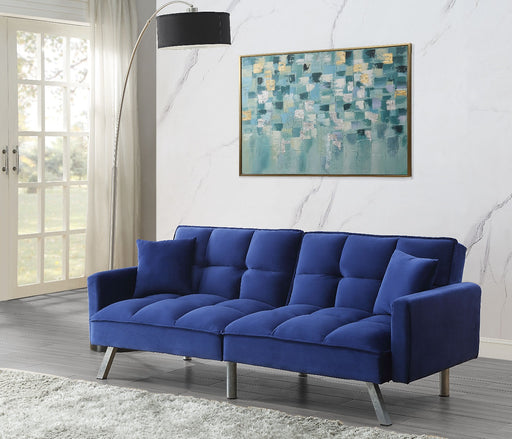 Acme Furniture - Mecene Adjustable Sofa in Blue - 57305 - GreatFurnitureDeal