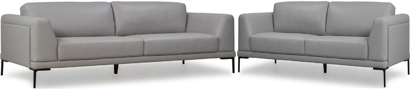 Moroni - Kerman 2 Piece Sofa Set in Light Grey - 57803B1192-802