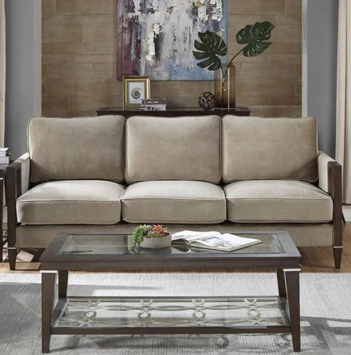 Acme Furniture - Peregrine Sofa in Walnut - 57990 - GreatFurnitureDeal