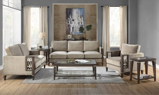 Acme Furniture - Peregrine 2 Piece Living Room Set in Walnut - 57990-91 - GreatFurnitureDeal
