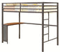 Coaster Furniture - 460229 Twin Metal Workstation Loft Bed - 460229 - GreatFurnitureDeal