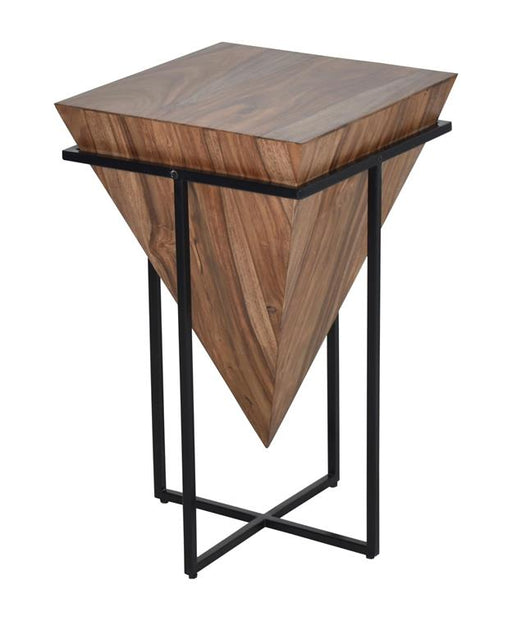 Coast To Coast - Accent Table in Brownstone Nut Brown & Black - 58119 - GreatFurnitureDeal