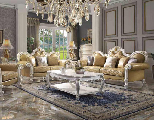 Acme Furniture - Picardy 2 Piece Living Room Set in Antique Pearl - 58210-2SET - GreatFurnitureDeal