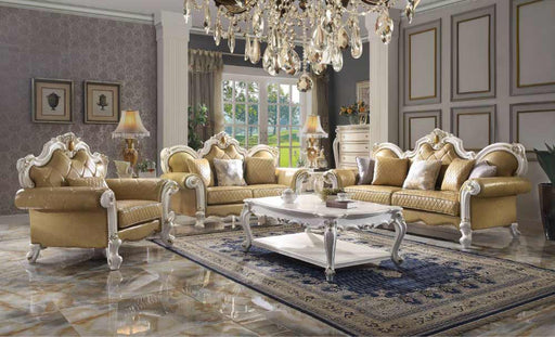 Acme Furniture - Picardy 3 Piece Living Room Set in Antique Pearl - 58210-3SET - GreatFurnitureDeal