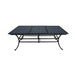 GFD Home - Rectangle Extension Table, Dark Lava Bronze - GreatFurnitureDeal