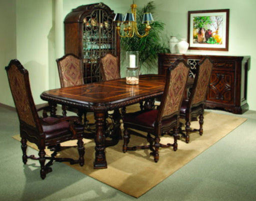 ART Furniture - Valencia Trestle Dining Table Base and Top in Dark Oak - 209221-2304 - GreatFurnitureDeal