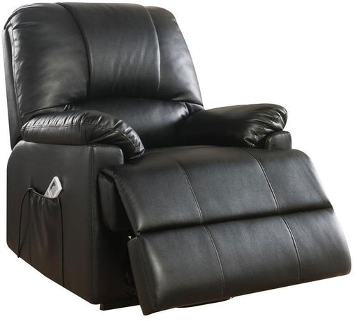 Acme Furniture - Ixora Recliner w-Power Lift & Massage in Black - 59285 - GreatFurnitureDeal