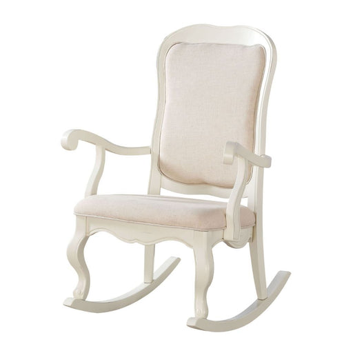 Acme Furniture - Sharan Rocking Chair in Antique White - 59388 - GreatFurnitureDeal