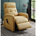 Acme Furniture - Newat Recliner w-Power Lift in Yellow - 59457 - GreatFurnitureDeal