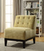 Acme Furniture - Cassia Accent Chair in Yellow - 59493 - GreatFurnitureDeal