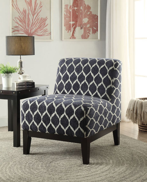 Acme Furniture - Hinte Accent Chair in Dark Blue - 59501 - GreatFurnitureDeal
