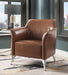 Acme Furniture - Teague Brown PU Accent Chair - 59521