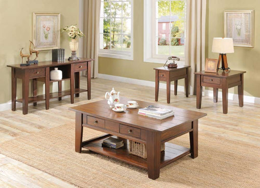 Myco Furniture - Ezra Coffee Table in Cherry - 5952-CT - GreatFurnitureDeal