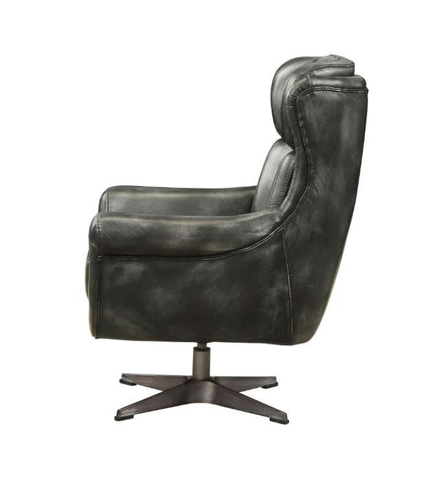 Acme Furniture - Asotin Accent Chair in Vintage Black - 59532