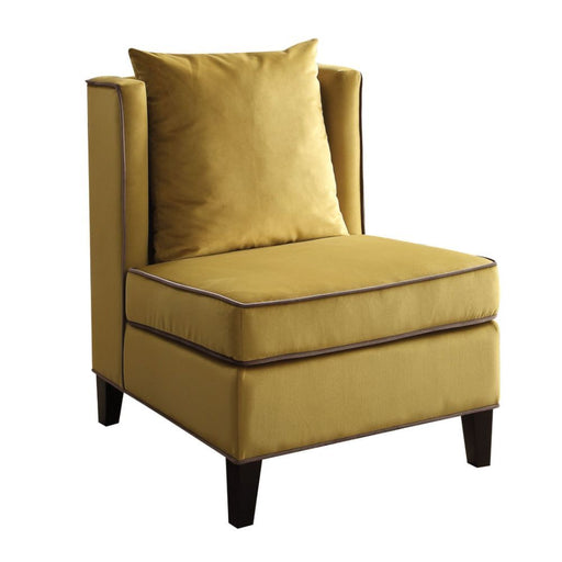 Acme Furniture - Ozella Accent Chair in Yellow - 59570 - GreatFurnitureDeal
