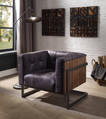 Acme Furniture - Sagat Accent Chair in Ebony - 59667 - GreatFurnitureDeal