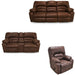 Franklin Furniture - Dakota 3 Piece Reclining Living Room Set - 59639-59634-7596-SMOKEY